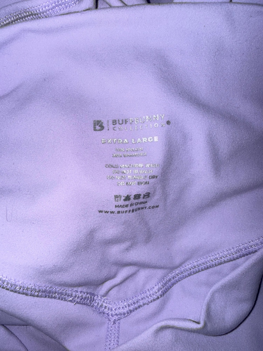 BuffBunny Lavender High-Waist Leggings - Picture 3 of 3